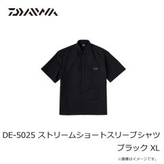 ダイワ　DE-5025 ストリームショートスリーブシャツ ブラック XL