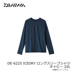 ダイワ　DE-6225 ICEDRY ロングスリーブシャツ オレンジ L