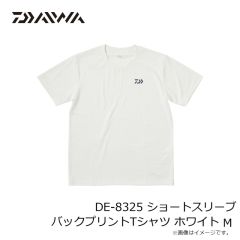 ダイワ　DE-8325 ショートスリーブ バックプリントTシャツ ホワイト M