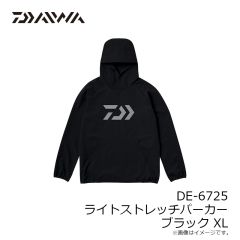 ダイワ　DE-6725 ライトストレッチパーカー ブラック XL