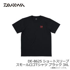 ダイワ　DE-8625 ショートスリーブ スモールロゴTシャツ ブラック 3XL