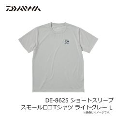 ダイワ　DE-8625 ショートスリーブ スモールロゴTシャツ ライトグレー L