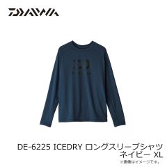ダイワ　DE-6225 ICEDRY ロングスリーブシャツ ネイビー XL
