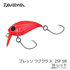ダイワ　プレッソ ワブクラJr. 25F SR Wレッド