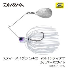 ダイワ　スティーズイグラ 1/4oz Typeインディアナ シルバーホワイト