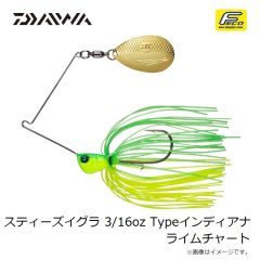 ダイワ　スティーズイグラ 3/16oz Typeインディアナ ライムチャート