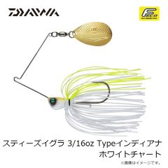 ダイワ　スティーズイグラ 3/16oz Typeインディアナ ホワイトチャート