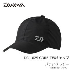 ダイワ　DC-1025 GORE-TEXキャップ ブラック フリー
