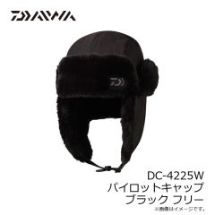 ダイワ DC-4225W パイロットキャップ ブラック フリー