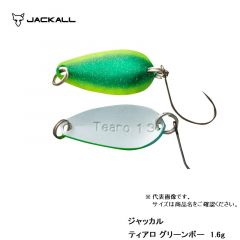 ジャッカル　ティアロ　1.6g　グリーンボー　ルアー　スプーン　トラウトフィッシング