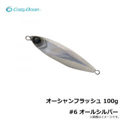 クレイジーオーシャン　オーシャンフラッシュ 100g #6 オールシルバー
