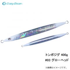 クレイジーオーシャン　トンボジグ 400g #03 グローヘッド