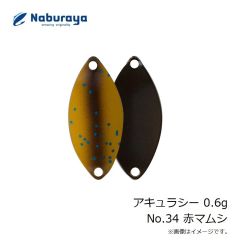 なぶら家　アキュラシー 0.6g No.34 赤マムシ