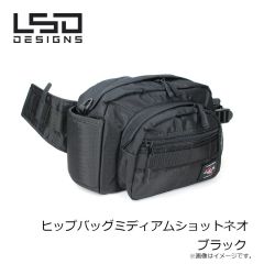 LSDデザイン　ヒップバッグミディアムショットネオ ブラック