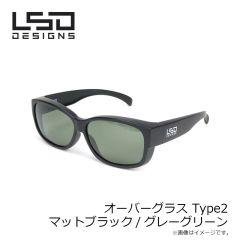 LSDデザイン　クリップサングラス Type5 ブラック/スーパーピンクミラー