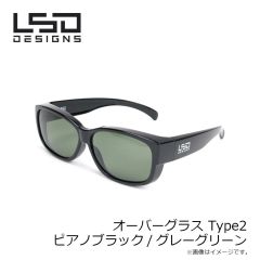 LSDデザイン　クリップサングラス Type5 ブラック/スーパーピンクミラー