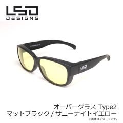 LSDデザイン　クリップサングラス Type5 ブラック/スーパーピンクミラー