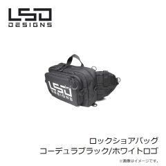LSDデザイン　ロックショアバッグ コーデュラブラック/ホワイトロゴ