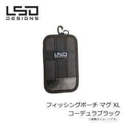 LSDデザイン　フィッシングポーチ マグ XL コーデュラブラック