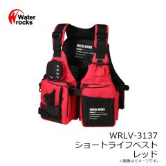 オレンジブルー　WRLV-3137 ショートライフベスト レッド