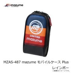 オレンジブルー　MZAS-487 mazume モバイルケース Plus  レインボー