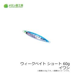 メロン屋工房　ウィークベイトショート 60g イワシ