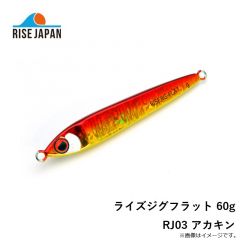 ライズジャパン　ライズジグフラット 60g RJ03 アカキン