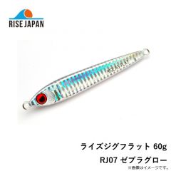 ライズジャパン　ライズジグフラット 60g RJ07 ゼブラグロー