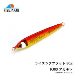 ライズジャパン　ライズジグフラット 80g RJ03 アカキン