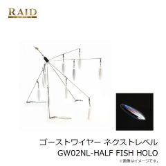 レイドジャパン　ゴーストワイヤー ネクストレベル GW02NL-HALF FISH HOLO
