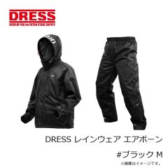 ドレス　DRESS レインウェア エアボーン #ブラック M