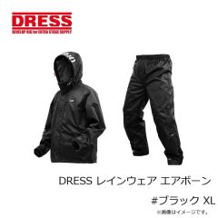 ドレス　DRESS レインウェア エアボーン #ブラック XL