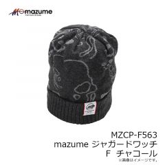 オレンジブルー　MZCP-F563 mazume ジャガードワッチ F  チャコール