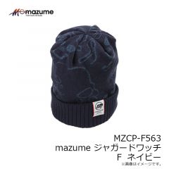オレンジブルー　MZCP-F563 mazume ジャガードワッチ F  ネイビー