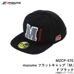 MZCP-570 mazume フラットキャップ「M」F ブラック