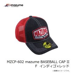 オレンジブルー　MZCP-538 mazume FLAT CAP メッシュ UNITED F  ベージュ×レッド