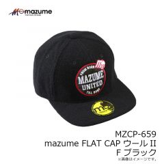 MZCP-659 mazume FLAT CAP ウールII  F ブラック
