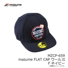 MZCP-659 mazume FLAT CAP ウールII  F ブラック
