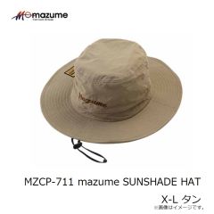 オレンジブルー　MZCP-711 mazume SUNSHADE HAT X-L タン