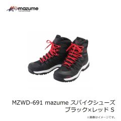 オレンジブルー　MZWD-691 mazume スパイクシューズ ブラック×レッド S
