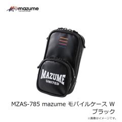 オレンジブルー　MZAS-785 mazume モバイルケース W ブラック