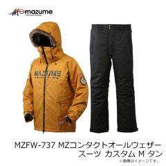 オレンジブルー　MZFW-738 MZコンタクトオールウェザースーツ LL ブラックヘリンボーン