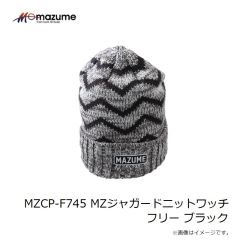 オレンジブルー　MZCP-F745 MZジャガードニットワッチ フリー ブラック