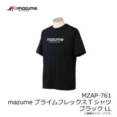 オレンジブルー　MZAP-761 mazume プライムフレックスTシャツ ブラック LL