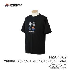 オレンジブルー　MZAP-761 mazume プライムフレックスTシャツ ブラック LL