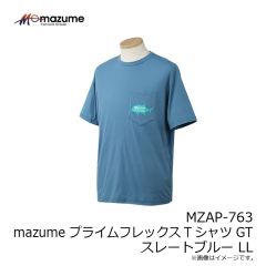 オレンジブルー　MZAP-763 mazume プライムフレックスTシャツ GTスレートブルー LL