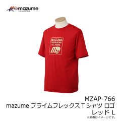 オレンジブルー　MZAP-766 mazume プライムフレックスTシャツ ロゴ レッド L