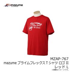 オレンジブルー　MZAP-767 mazume プライムフレックスTシャツ ロゴ II レッド L