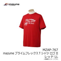 オレンジブルー　MZAP-767 mazume プライムフレックスTシャツ ロゴ II レッド LL