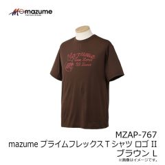 オレンジブルー　MZAP-767 mazume プライムフレックスTシャツ ロゴ II ブラウン L